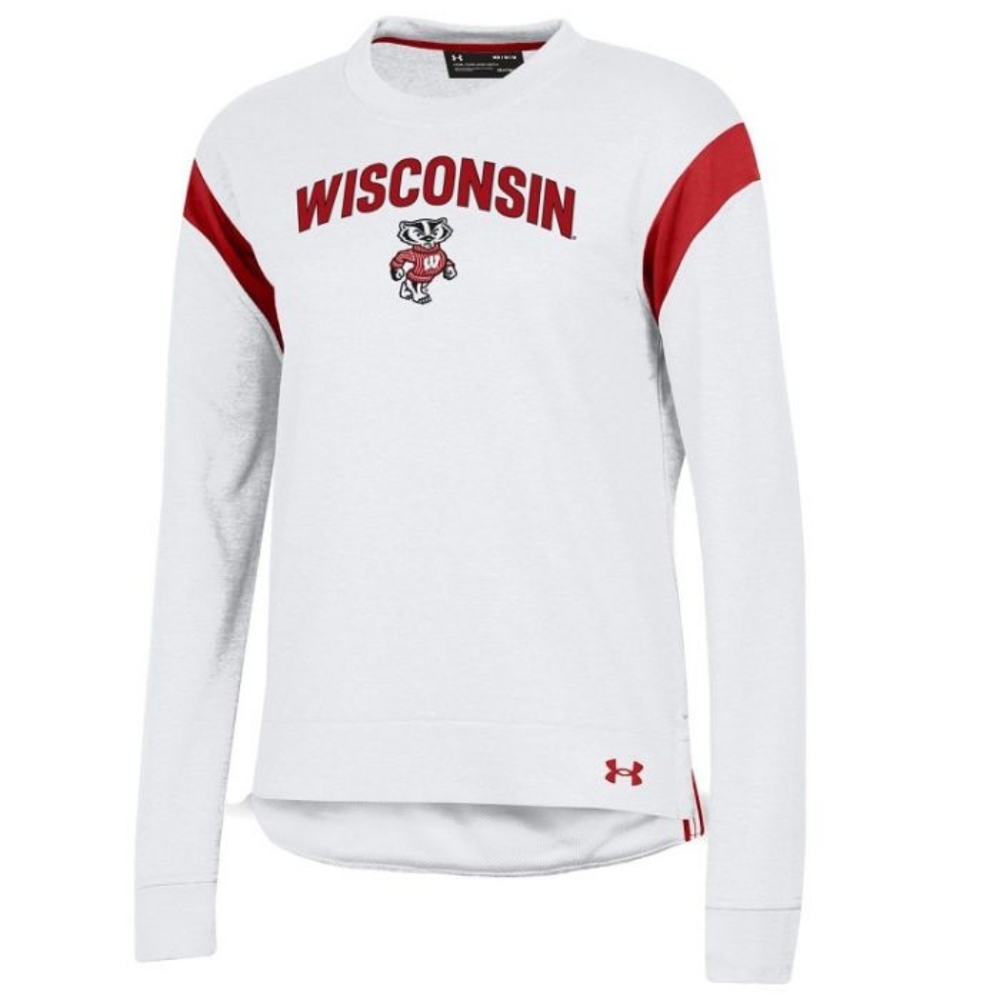 UA University of Wisconsin - Madison Badgers Arch Terry Crewneck Sweatshirt